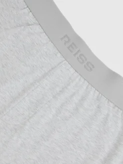 Reiss Gris pastel - Jogging Hugo en jersey de coton avec ceinture à logo extensible Sale
