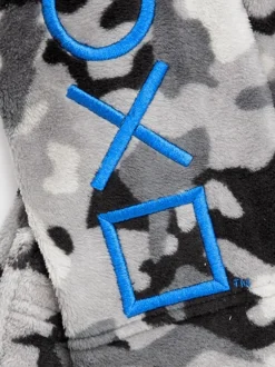 Vanilla Underground - Peignoir unisexe en polaire pour enfant Gris Playstation™ Online