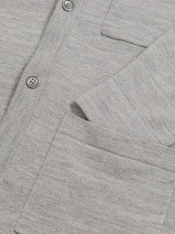 Reiss Gris pâle Mouline - Chemise Munich Outlet