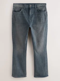 Next Gris teinté - - délavé vintage Denim Jeans Bootcut Hot