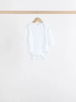 Next Gris/Blanc - Bodysuits à manches longues 5 Pack Clearance