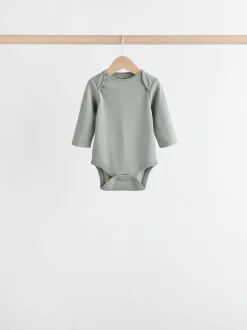 Next Gris/Blanc - Bodysuits à manches longues 5 Pack Clearance