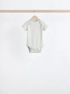 Next Gris/Blanc - Bodysuits Manches courtes 5 Pack New