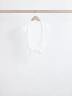 Next Gris/Blanc - Bodysuits Manches courtes 5 Pack New