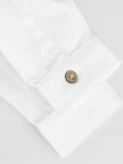 Next Gris/Blanc - Ensemble salopette et body bébé en coton tissé (0mois-3ans) Sale