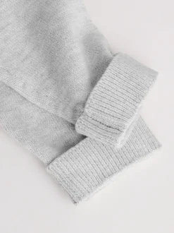 Next Gris/Blanc - Gris et blanc 2pk Cardigan bébé en maille Outlet