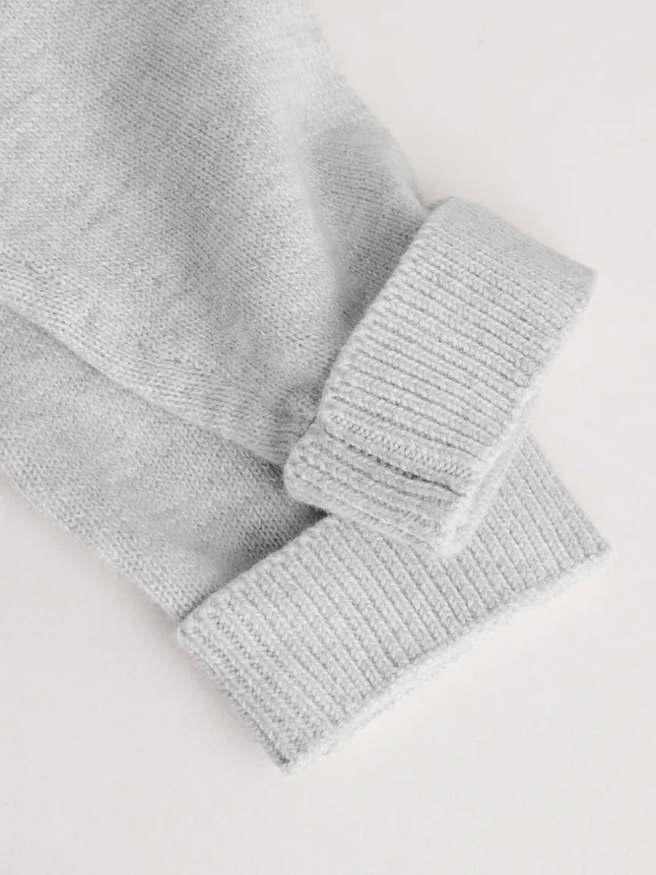 Next Gris/Blanc - Gris et blanc 2pk Cardigan bébé en maille Outlet
