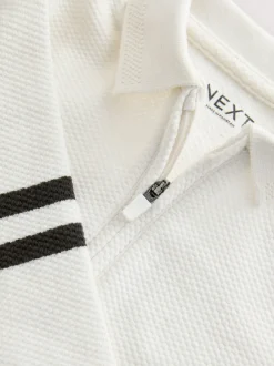 Next Gris/blanc zippé - Ensemble polo et jogging à manches longues (3mois-7ans) Online