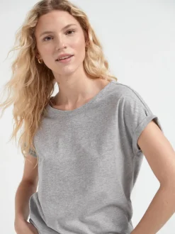 Next Gris/Blanc/Noir/Bleu marine/Vert kaki - Lot de 5 T-shirts à mancherons Sale