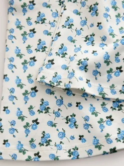 Next Gris/bleu à slogan fleuri - Ensemble Sweat-shirt et Leggings évasés (3-16ans) Best