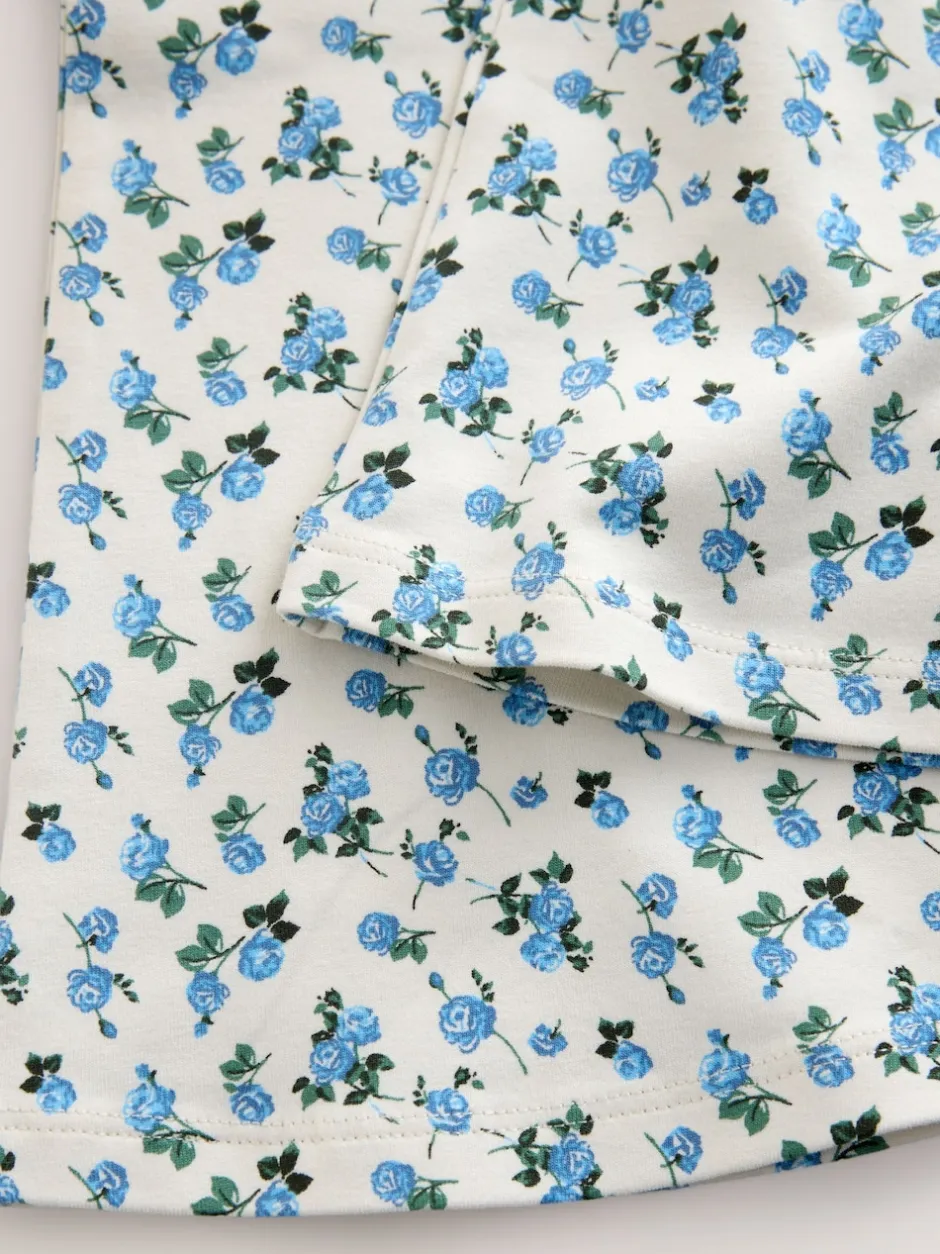 Next Gris/bleu à slogan fleuri - Ensemble Sweat-shirt et Leggings évasés (3-16ans) Best