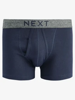 Next Gris/Marine - Lot de 10 - A-Front Pure 100% Coton Boxer Hot
