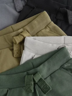 Next - Lot de 5 joggings (3mois-7ans) Gris/Noir/Vert Sale