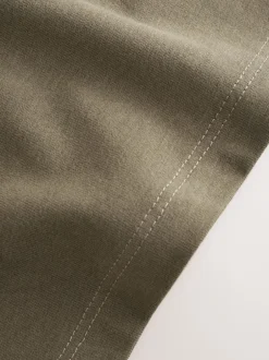 Next - T-shirt brodé Manches courtes Stag 4 Pack (3-16ans) Gris/Noir/Vert/Fauve Marron kaki Clearance