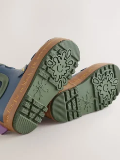 Next Gruffalo bleu marine - Bottines en caoutchouc avec doublure chaude New