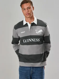 Next - Maillot de rugby Guinness noir Hot