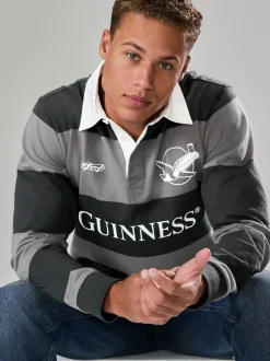 Next - Maillot de rugby Guinness noir Hot
