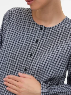 Mamalicious Haut à carreaux d’allaitement