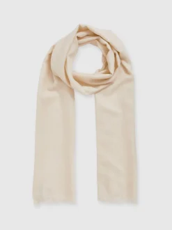 Reiss Hors blanc - Écharpe légère en laine et cachemire Heidi Best