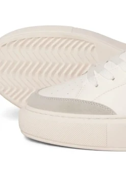 JACK & JONES Hors blanc - baskets en PU à semelle épaisse Sale