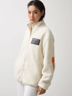 Reiss Hors blanc - Veste en polaire brodée Snoop McLaren F™ Team coupe unisexe1 Outlet