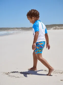 Next Hot Wheels - Ensemble Rash Gilet et short de bain (3mois-7ans) Best