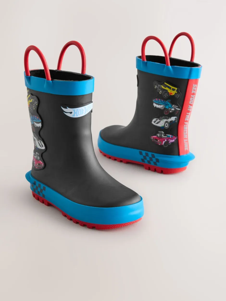 Next Hot Wheels noirs - Bottes de pluie à poignée Online