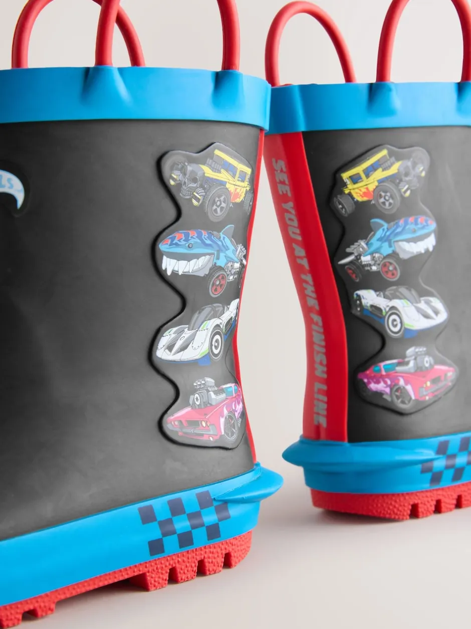 Next Hot Wheels noirs - Bottes de pluie à poignée Online