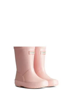 Hunter Wellies Rose First Nebula pour enfants Clearance