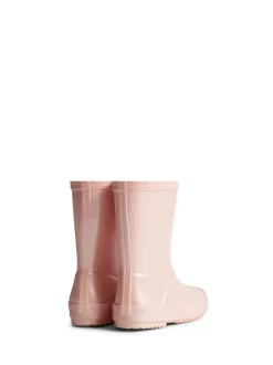 Hunter Wellies Rose First Nebula pour enfants Clearance