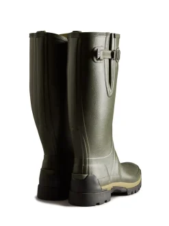 Hunter Wellies Vert Balmoral Grand Side Adjustable Neoprene Doublée Techsole Discount