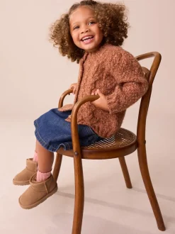 Next Hydrofuge marron bronzé - Bottes à enfiler en daim Online