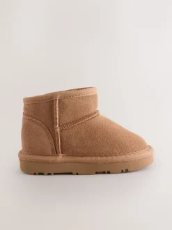 Next Hydrofuge marron bronzé - Bottes à enfiler en daim Online