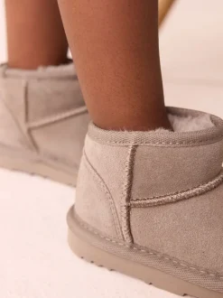 Next - Bottes à enfiler en daim Hydrofuge marron vison Sale