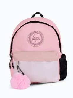 Hype . Court sac à dos emblématique unisexe rose Color-block Discount