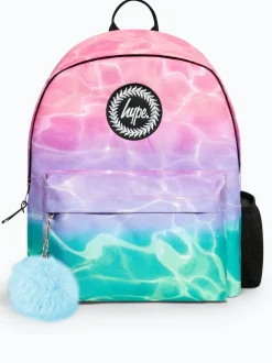 Hype . Filles Rose Pastel Pool Iconic School Sac à dos Sale