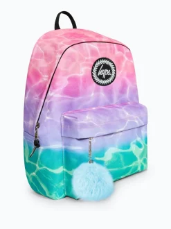 Hype . Filles Rose Pastel Pool Iconic School Sac à dos Sale