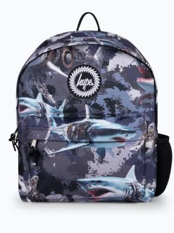 Hype . Sac à dos emblématique gris Mech Sharks pour enfant Clearance