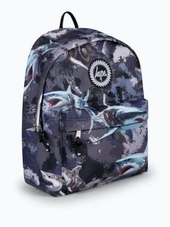 Hype . Sac à dos emblématique gris Mech Sharks pour enfant Clearance