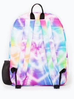 Hype . Sac à dos emblématique rose arc-en-ciel avec cœur tie-dye pour fille Clearance