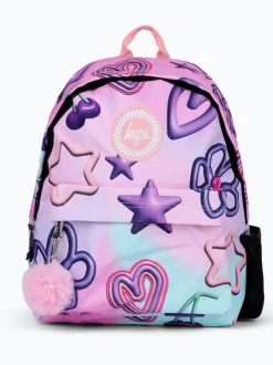 Hype sac à dos unisexe multicolore pastel avec poitrine jouet Hot