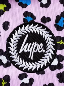 Hype . Sac à dos violet imprimé léopard enfant Clearance