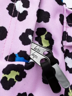 Hype . Sac à dos violet imprimé léopard enfant Clearance