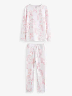 Next Impression de licorne rose - Pyjama Kind to Skin 2 Lot (9mths-12yrs) Best