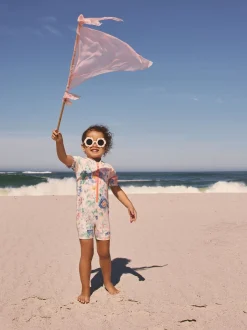 Next - Maillot de bain Sunsafe (3mths-10yrs) Impression florale rose New