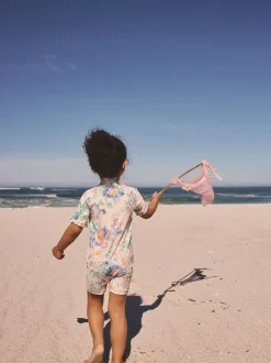 Next - Maillot de bain Sunsafe (3mths-10yrs) Impression florale rose New