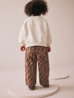 Next Impression Zèbre - Jeans à jambe large (3mths-7yrs) Discount