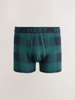 Next - Boxers avec ouverture sur le devant Imprimé à Carreaux Multicolore Hot