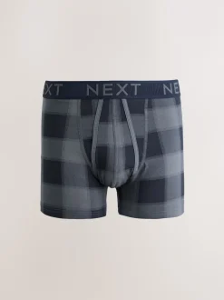 Next - Boxers avec ouverture sur le devant Imprimé à Carreaux Multicolore Hot