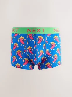 Next Imprimé alimentaire vif - Lot de 5 - Lot de 5 boxers Hipster
